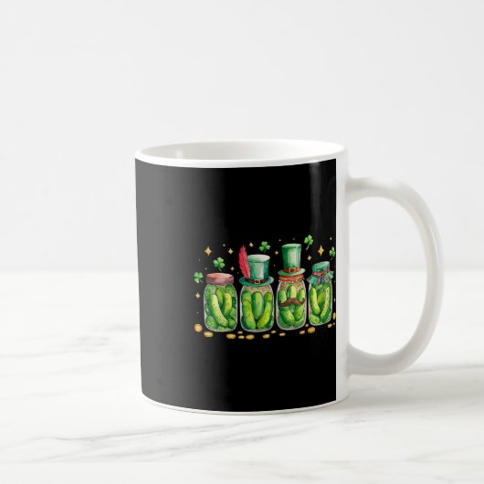 St. Patrick's Day Irisches Einmachglas-Einmachlieb Kaffeetasse (Rechts)