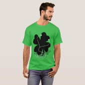 St. Patrick's Day - iRisches Kleeblatt T-Shirt (Vorne ganz)
