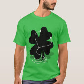 St. Patrick's Day - iRisches Kleeblatt T-Shirt (Vorderseite)