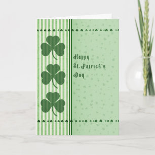 St. Patrick's Day Irisches Segenskarte Karte
