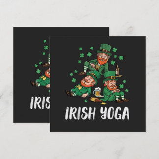 St Patricks Day Irisches Yoga Kobold Saint Paddys