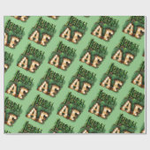 St. Patrick's Day Irish AF Irish Marquee Lights Geschenkpapier (Flach)