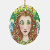 St. Patrick's Day IRISH ANGEL CHRISTMAS ORNAMENT (Rechts)