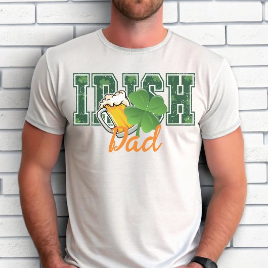 St. Patrick's Day Irish Beer Clover Vater T - Shir Tri-Blend Shirt