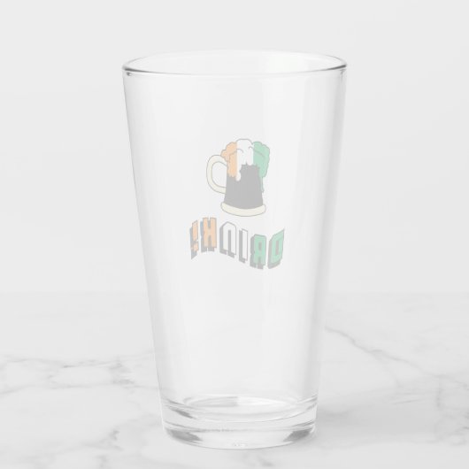 St Patricks Day Irish Beer Funny Pint Glas (Rückseite)