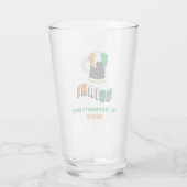St Patricks Day Irish Beer Niedlich Funny Pint Glas (Rückseite)