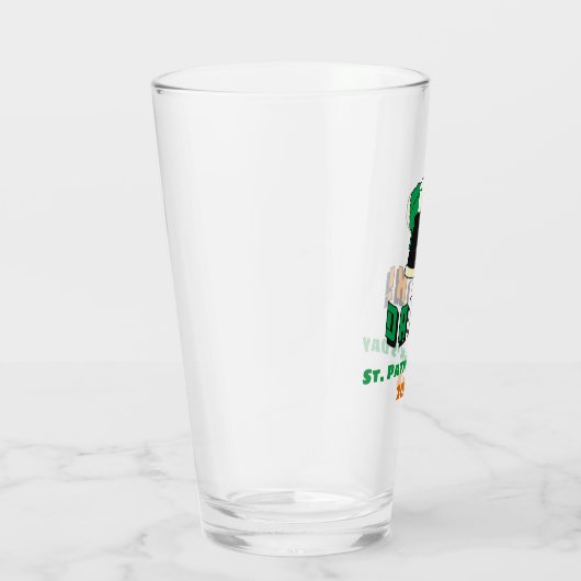 St Patricks Day Irish Beer Niedlich Funny Pint Glas (Rechts)
