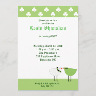 St. Patrick's Day Irish Birds Party Einladung