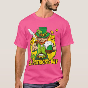 St Patricks Day Irish Boys Girls Funny Green Beer T-Shirt