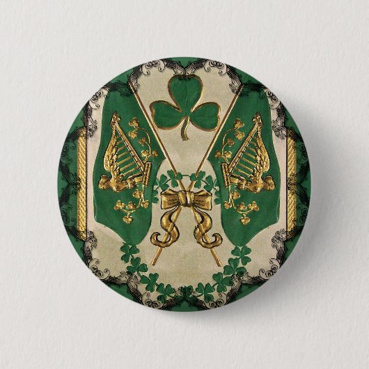 St. Patrick's Day Irish Button (Vorderseite)