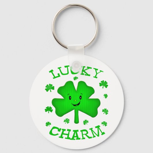 St. Patrick's Day Irish Clover Schlüsselanhänger (Vorderseite)