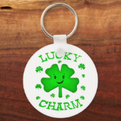 St. Patrick's Day Irish Clover Schlüsselanhänger (Vorderseite)