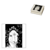 ST. PATRICK'S DAY IRISH COW, FARM RUBBER BRIEFMARK GUMMISTEMPEL (Stempel)