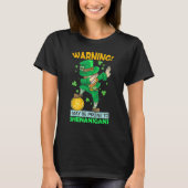 St Patricks Day Irish Dabbing Leprechaun Shenaniga T-Shirt (Vorderseite)