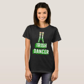 St Patricks Day Irish Dancer Lucky Dancing Teache T-Shirt (Vorne ganz)