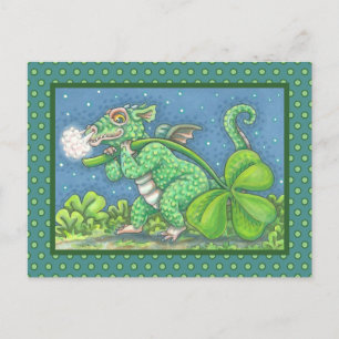 ST. PATRICK'S DAY IRISH DRAGON FANTASY POSTCARD POSTKARTE