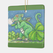 ST. PATRICK'S DAY IRISH DRAGON ORNAMENT Square (Links)