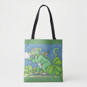 ST. PATRICK'S DAY IRISH DRAGON TOTE BAG TASCHE