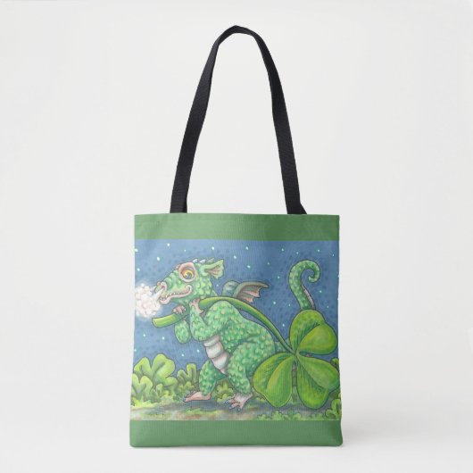 ST. PATRICK'S DAY IRISH DRAGON TOTE BAG TASCHE (Vorderseite)