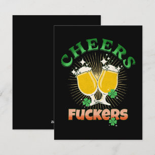 St Patricks Day Irish Drinkin Feiertagskarte