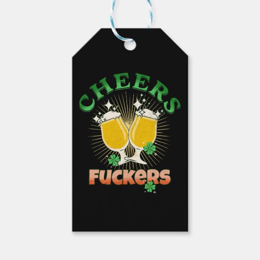 St Patricks Day Irish Drinkin Geschenkanhänger (Vorderseite)