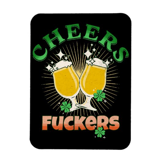 St Patricks Day Irish Drinkin Magnet (Vertikal)