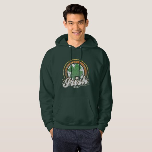 St Patrick's Day Irish Drinking Team Hoodie (Vorne ganz)