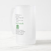 St. Patrick's Day Irish Drinking Toast Beer Tasse (Vorderseite Links)