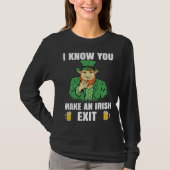 St Patricks Day Irish Exit  St Patricks  2 T-Shirt (Vorderseite)