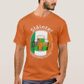 ST PATRICKS DAY Irish Flag Beer Unisex T-Shirt (Vorderseite)