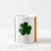 St. Patrick's Day Irish Flag Kleeblatt Irland Kaffeetasse (Mittel)