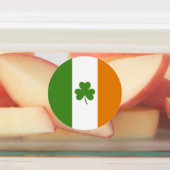 St Patrick's Day Irish Flag mit Kleeblatt Clover Etiketten (Befestigt)