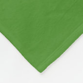 St Patrick's Day Irish Flag mit Kleeblatt Clover Fleecedecke (Ecke)