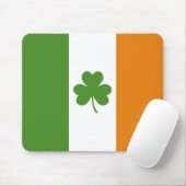 St Patrick's Day Irish Flag mit Kleeblatt Clover Mousepad (Mit Mouse)