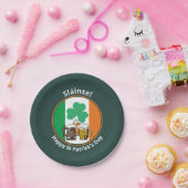 St Patricks Day Irish Flag Pappteller (Party)