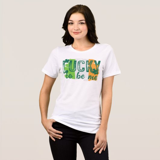 St. Patrick's Day Irish Flag T - Shirt (Vorderseite voll)