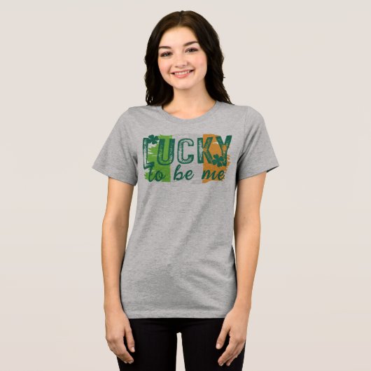 St. Patrick's Day Irish Flag T - Shirt (Vorderseite voll)