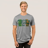 St. Patrick's Day Irish Flag T - Shirt (Vorderseite voll)