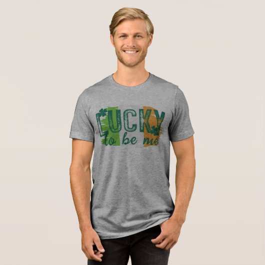 St. Patrick's Day Irish Flag T - Shirt (Vorderseite voll)