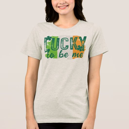 St. Patrick's Day Irish Flag T - Shirt (Vorderseite)