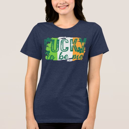 St. Patrick's Day Irish Flag T - Shirt (Vorderseite)