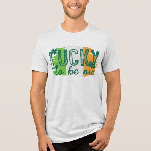 St. Patrick's Day Irish Flag T - Shirt (Vorderseite)