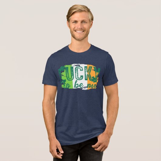 St. Patrick's Day Irish Flag T - Shirt (Vorderseite voll)
