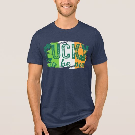 St. Patrick's Day Irish Flag T - Shirt (Vorderseite)