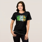 St. Patrick's Day Irish Flag T - Shirt (Vorderseite voll)