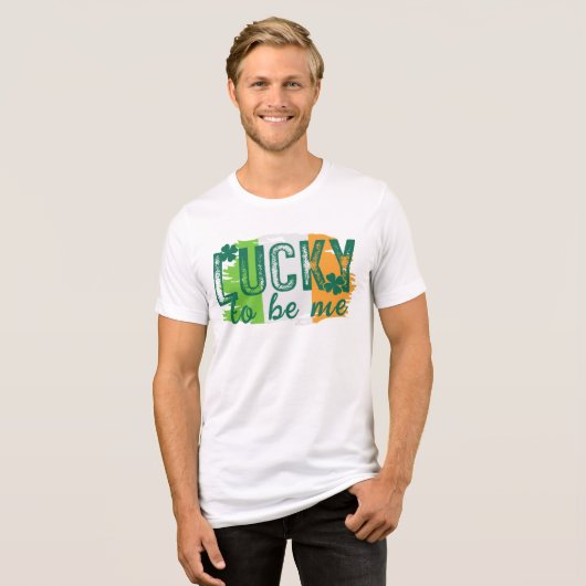 St. Patrick's Day Irish Flag T - Shirt (Vorderseite voll)