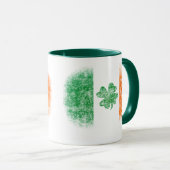 St. Patrick's Day Irish Flag Tasse (VorderseiteRechts)