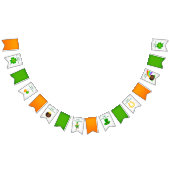 St. Patrick's Day Irish Flags Wimpelkette (Alle)