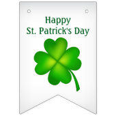 St. Patrick's Day Irish Flags Wimpelkette (Zweite Fahne)