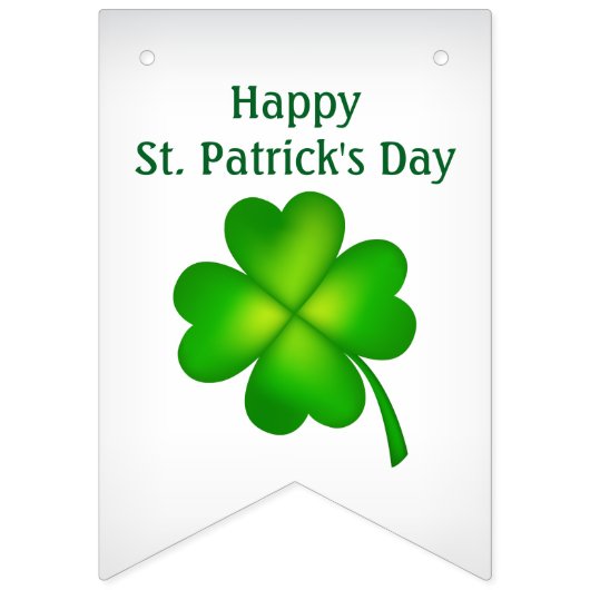 St. Patrick's Day Irish Flags Wimpelkette (Zweite Fahne)